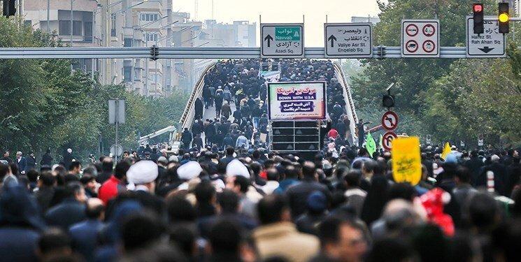 اجتماع بزرگ مردم تهران در پی حوادث اخیر اجتماع بزرگ مردم تهران در پی حوادث اخیر