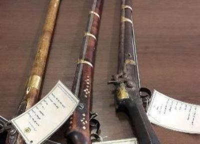 نمایش سه قبضه سلاح تاریخی در کاخ موزه مشروطه