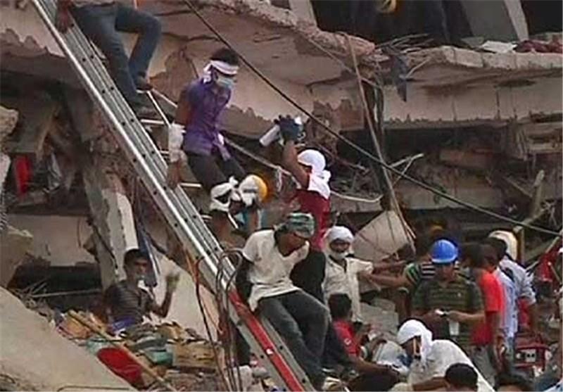 اجساد زیادی زیر آوار ساختمان فروریخته بنگلادش وجود دارند