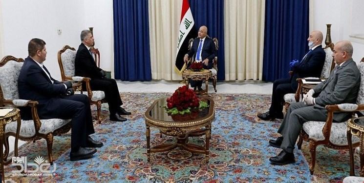 تأکید رئیس جمهور عراق بر لزوم تسریع در تشکیل دولت جدید تأکید رئیس جمهور عراق بر لزوم تسریع در تشکیل دولت جدید
