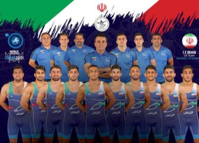 نایب قهرمانی کشتی فرنگی ایران با چهار طلا و دو برنز